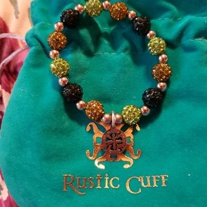 Rustic Cuff Kaleidoscope Bracelet